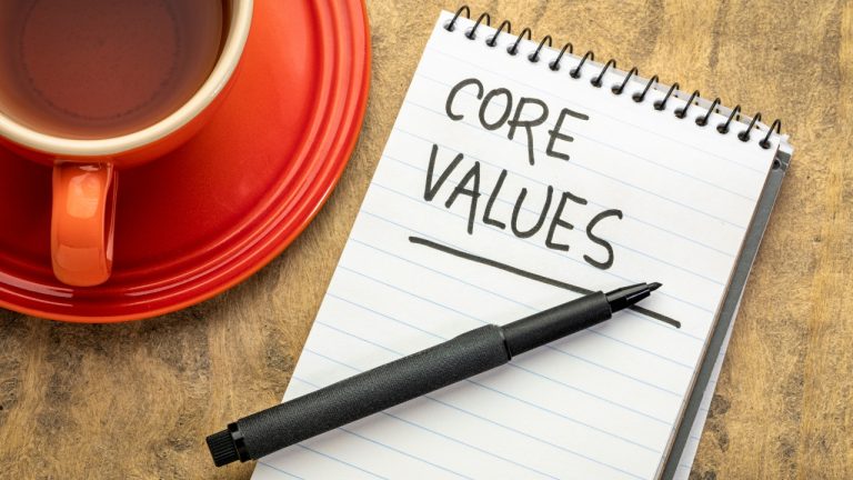 identify your top 5 core values